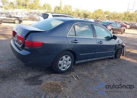 2005 Honda Accord 2.4 Lx из США, поврежденный, VIN 1HGCM56455A065082